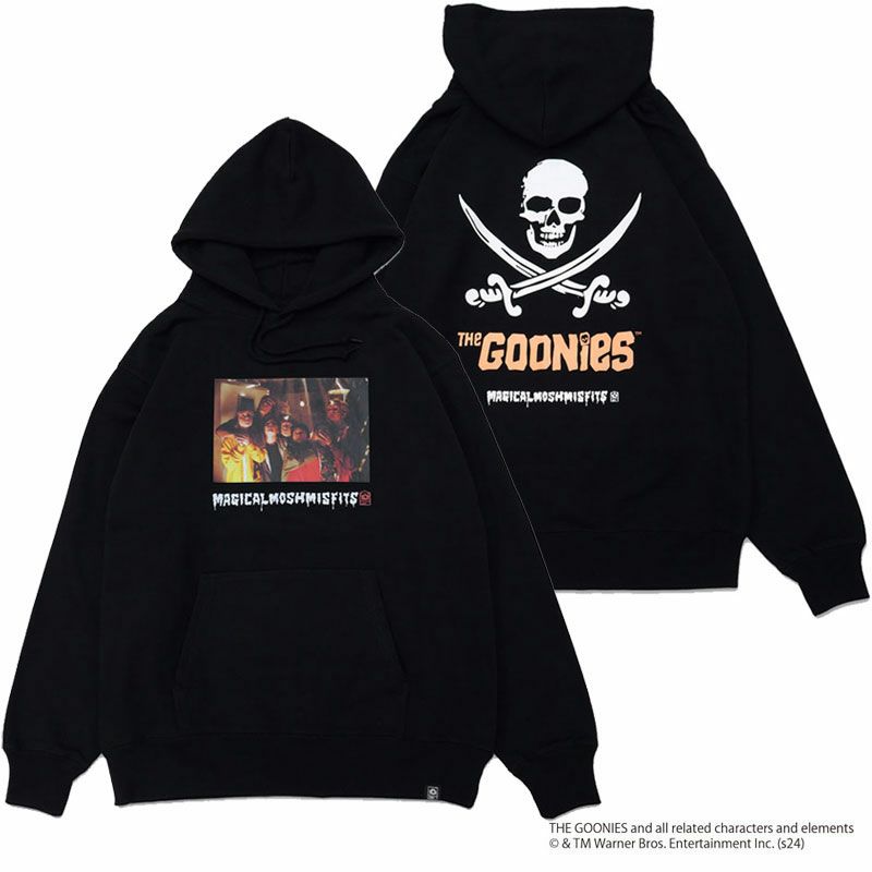 マジカルモッシュミスフィッツ MAGICAL MOSH MISFITS THE GOONIES x MxMxM ”MAGICAL MOSH  GOONIES” HOODIE (BLACK) | 大阪心斎橋アメリカ村のセレクトショップWARP(ワープ)の公式オンラインストア！