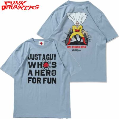 パンクドランカーズ PUNK DRUNKERS [PDS×ワンパンマン]趣味でヒーローをやっている者だTEE(S.BLUE)