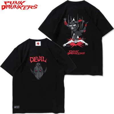 パンクドランカーズ PUNK DRUNKERS [PDS×キン肉マン]地獄の断頭台TEE(BLACK)