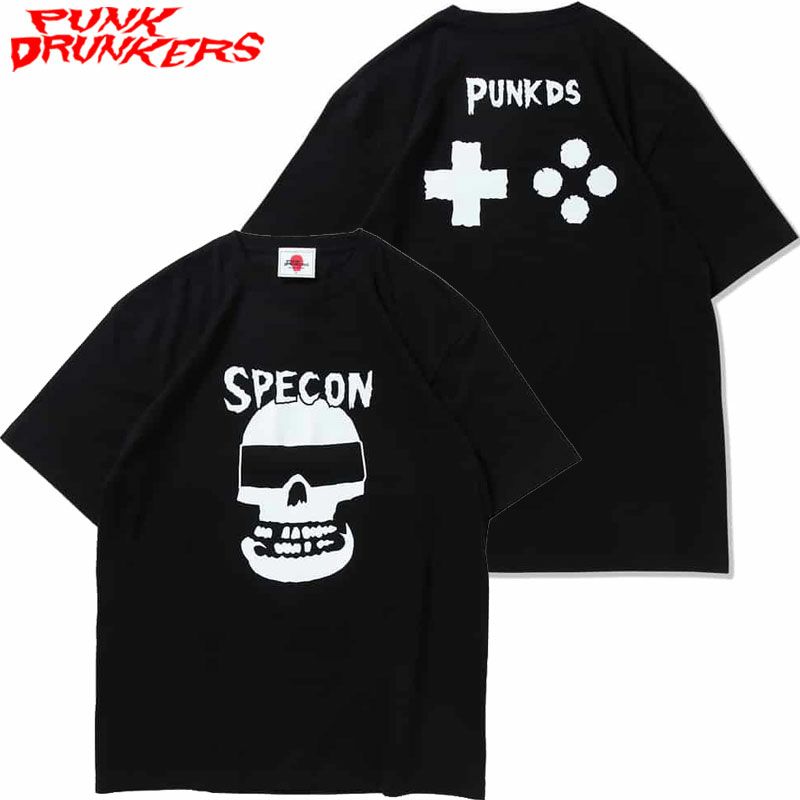 パンクドランカーズ PUNK DRUNKERS スぺコントローラーTEE(BLACK