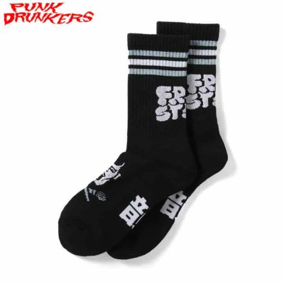 パンクドランカーズ PUNK DRUNKERS 韻踏み靴下(BLACK)