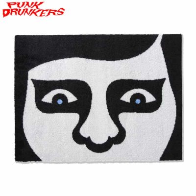 パンクドランカーズ PUNK DRUNKERS アイツEYEフロアマット(BLACK)