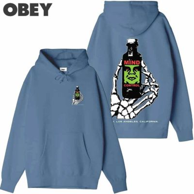 オベイ OBEY OBEY MIND CONTROL HOOD(LEGION BLUE)