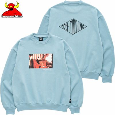 トイマシーン TOY MACHINE HEAVY WEIGHT ED FLIP SWEAT CREW NECK(L.BLUE)