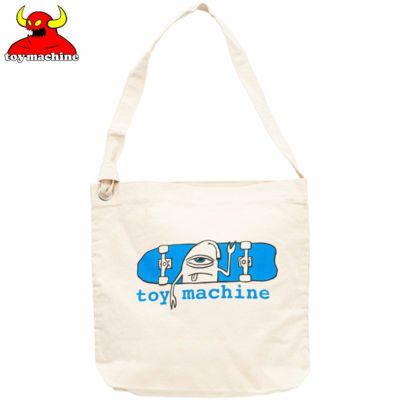 トイマシーン TOY MACHINE HELLO SECT CANVAS SHOULDER BAG(NATURAL)