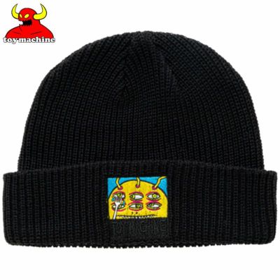トイマシーン TOY MACHINE TRANSMISSIONATOR BEANIE(BLACK)