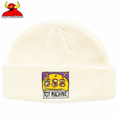 トイマシーン TOY MACHINE TRANSMISSIONATOR BEANIE(WHITE)