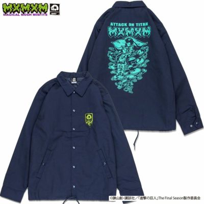 マジカルモッシュミスフィッツ MAGICAL MOSH MISFITS ”MAGICAL MOSH LEVI” T/C COACH JKT(NAVY)