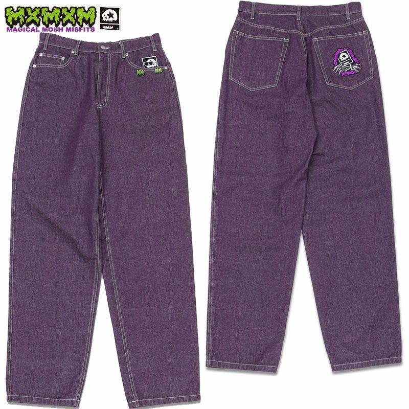 MxMxM POCKET DOKURO LOOSE PANTS(PURPLE )