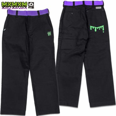 マジカルモッシュミスフィッツ MAGICAL MOSH MISFITS どろどろ POCKET WORK PANTS(BLACK)