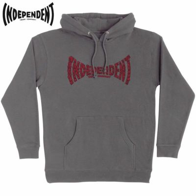 インディペンデント INDEPENDENT SKULL SPAN P/O HOODED(CHARCOAL)