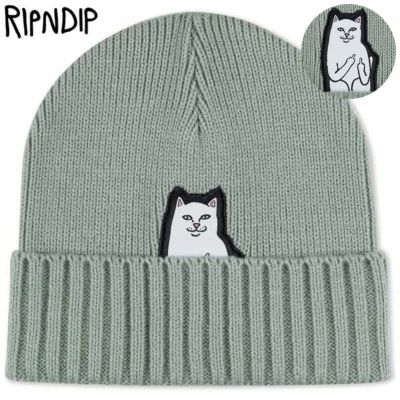 リップンディップ RIPNDIP LORD NERMAL BEANIE (SAGE)