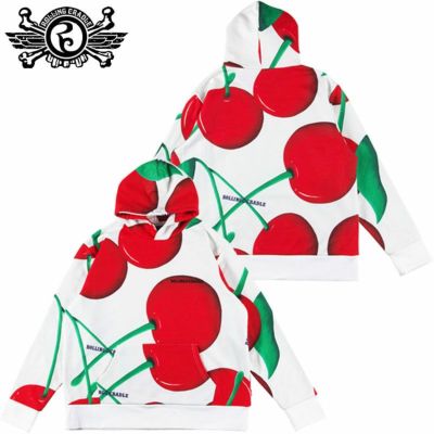 ローリングクレイドル ROLLING CRADLE GREAT CHERRY HOODIE(WHITE)