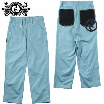 ローリングクレイドル ROLLING CRADLE BIG POCKET CANVAS PANTS(BLUE)