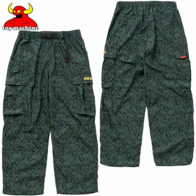 トイマシーン TOY MACHINE FACE IN THE CROWD DRY EASY CARGO PANTS(GREEN)