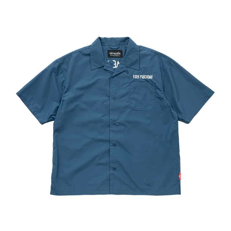トイマシーン TOY MACHINE WELCOME TO HELL POPLYN SS SHIRTS(L