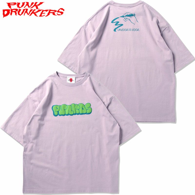 パンクドランカーズ PUNK DRUNKERS プクッとロゴBIG.TEE(WHITE) | 大阪