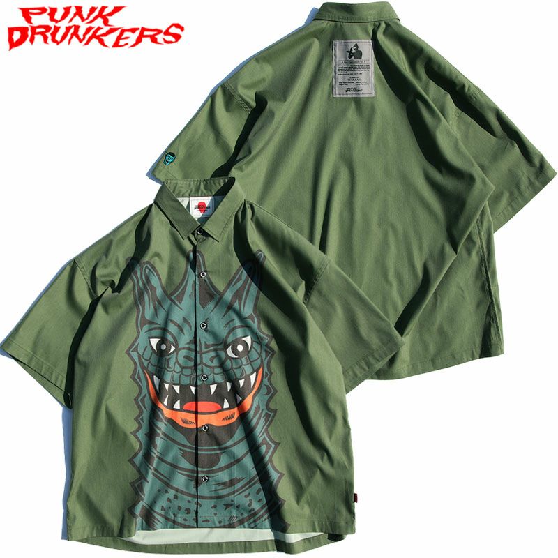 パンクドランカーズ PUNK DRUNKERS ［PDSx円谷プロ］ベムラーシャツ