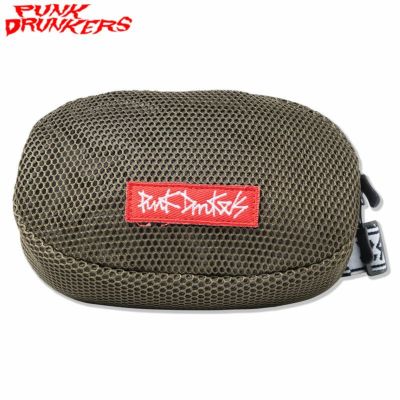 パンクドランカーズ PUNK DRUNKERS 虫篭メッシュウエストポーチ (KHAKI)