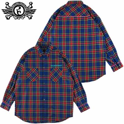 ローリングクレイドル ROLLING CRADLE PRETTY CHECK SHIRT(BLUE)