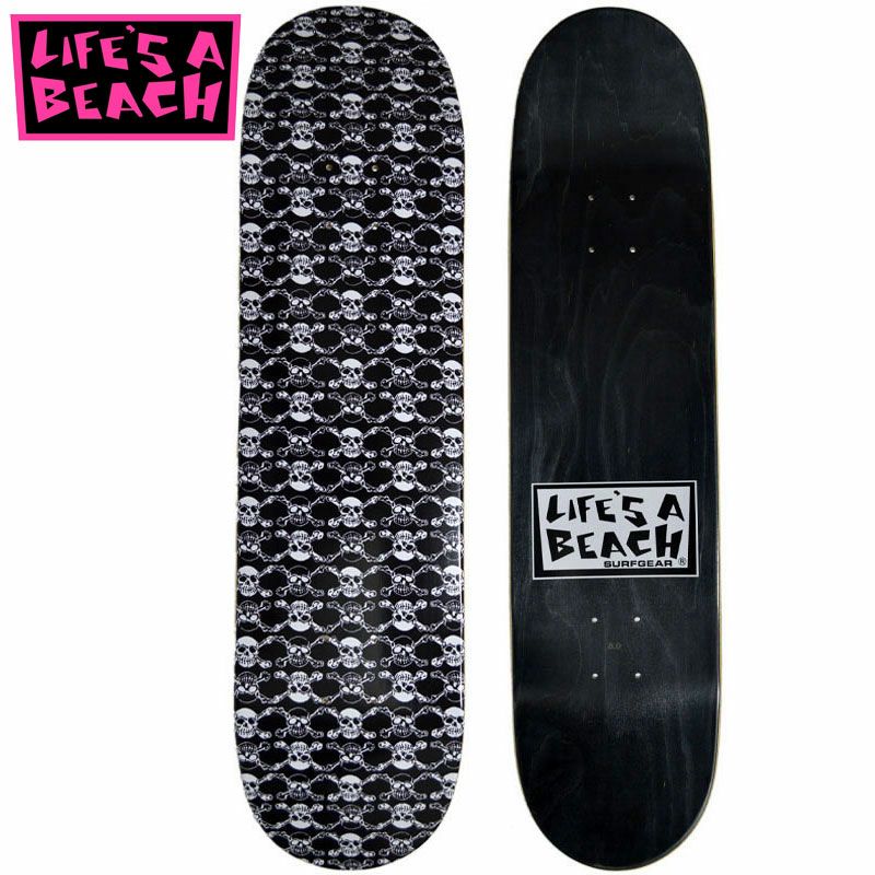 SKULL SKATES x LIFE'S A BEACH コラボデッキ WARP WEBSHOP