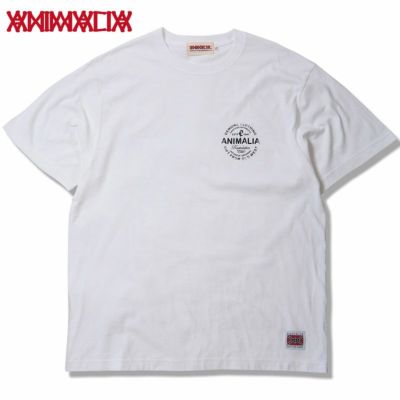 アニマリア ANIMALIA 5.6OZ S/S T-SHIRTS - STAMP - (WHITE)