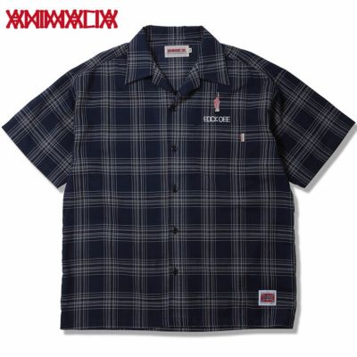 アニマリア ANIMALIA  SLIGHT PLAID SHIRTS(NAVY)