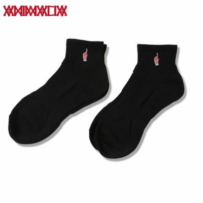 アニマリア ANIMALIA SHORT SOX 2PAC - FXXK OFF -(BLACK)