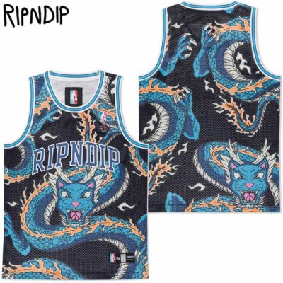 RIPNDIP タンクトップ カラフルデザイン ☆米国発/送関込*RIPNDIP*新作*WT-HECKロゴメッシュタンク