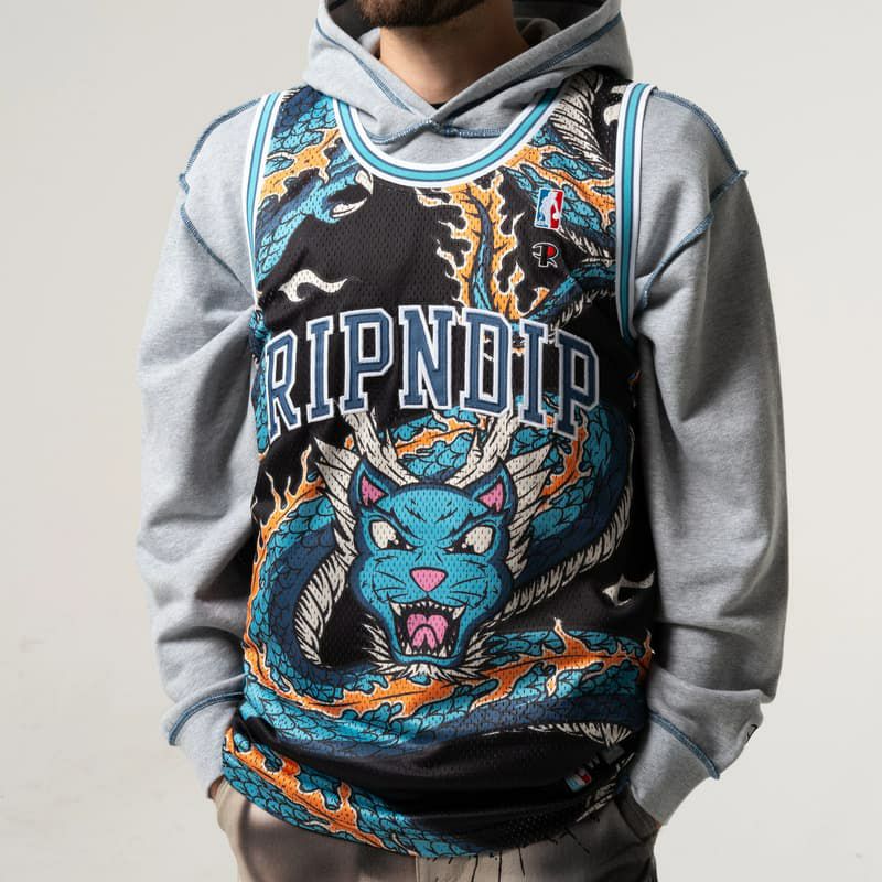 RIPNDIP (リップンディップ) Nikola Basketball Jersey (Black
