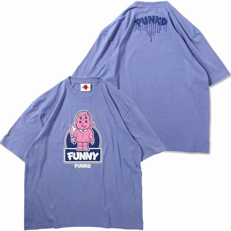 パンクドランカーズ PUNK DRUNKERS ファニーBIG.TEE(D.BLUE