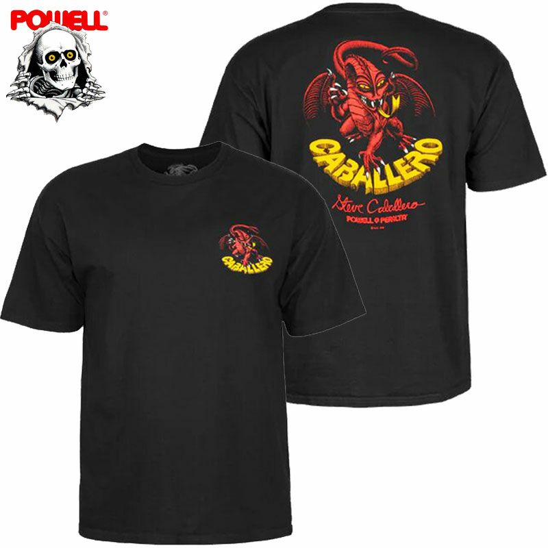 パウエルペラルタ POWELL PERALTA CAB CLASSIC DRAGON S/S TEE(WHITE