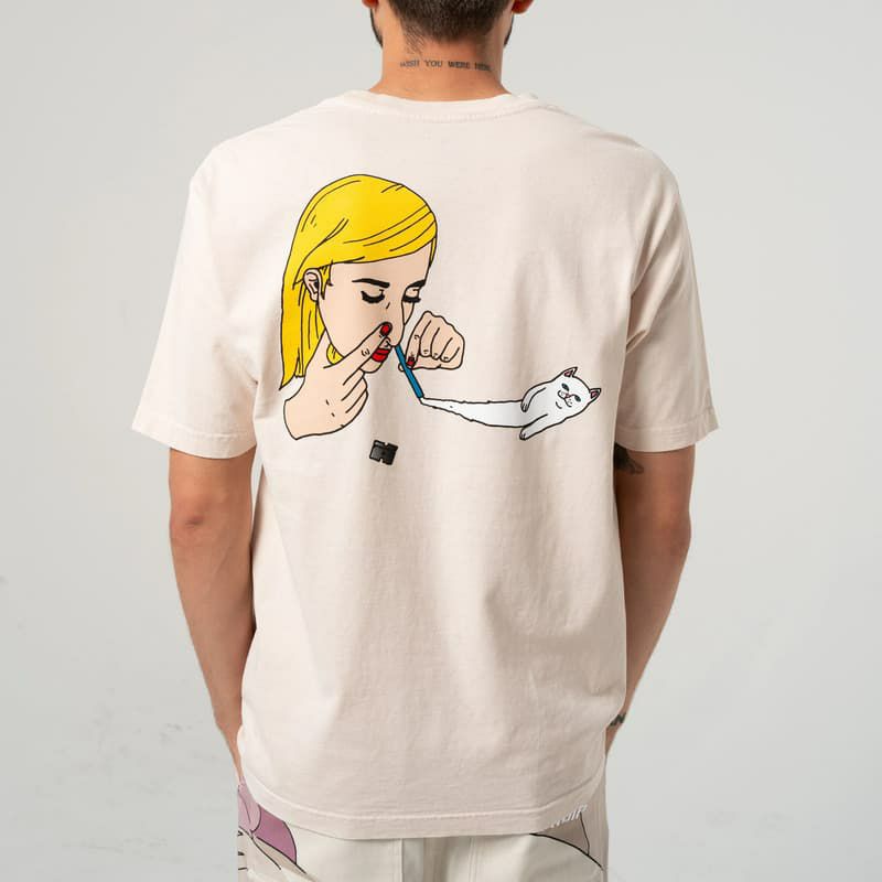 リップンディップ RIPNDIP COCONERM TEE(NATURAL) | 大阪心斎橋