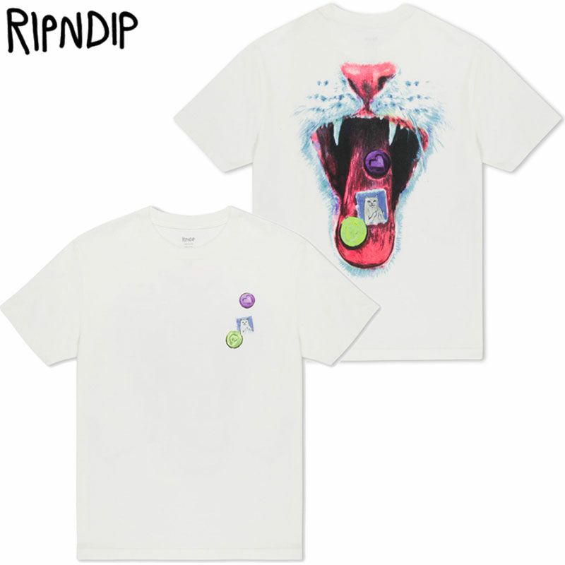 関送込★RIPNDIP★Vitamins Tee Vitamins Tee (Bone) – RIPNDIP