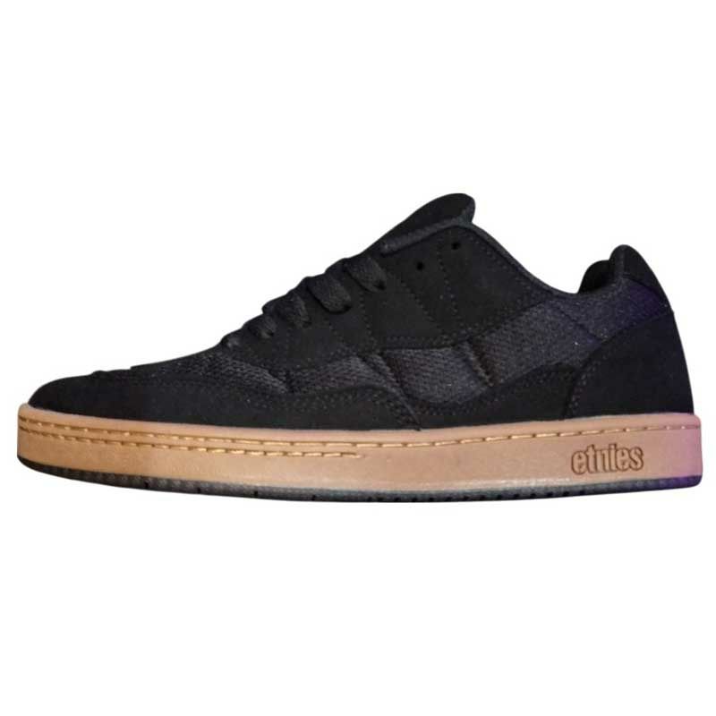 etnies スエードスニーカー 黒/オレンジ エトニーズ（etnies）（メンズ）スニーカー ボーダーシューズ
