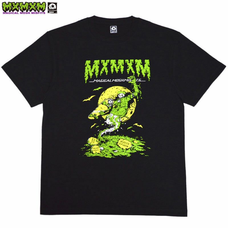 【BEAMS購入】MXMXM Thrasher コラボTシャツ黒サイズM BEAMS別注 チャンピオン THRASHER ロゴ Tシャツ メンズMサイズ