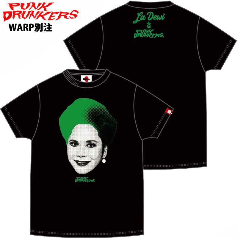 パンクドランカーズ x デヴィ・スカルノ カラフルヘアー夫人TEE 白XXL パンクドランカーズ x デヴィ・スカルノ カラフルヘアー夫人TEE