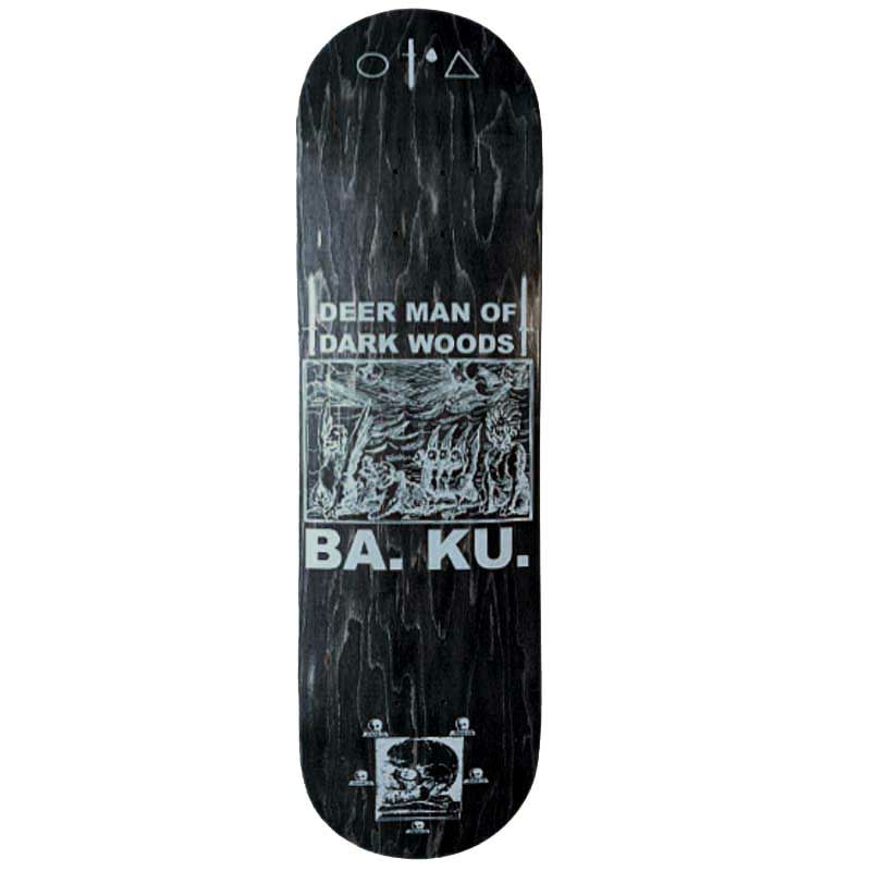 スカルスケーツ SKULL SKATES BA.KU.DEER MAN TWIN TECH DECK