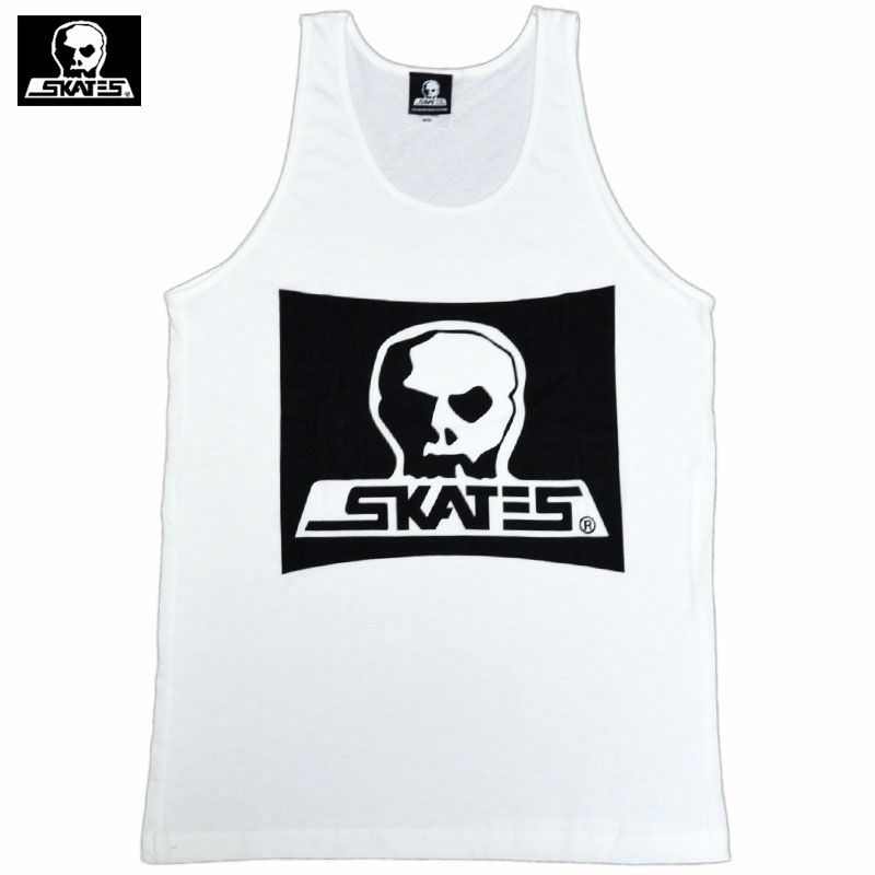 スカルスケーツ SKULL SKATES BURBS TANKS(WHITE) | 大阪心斎橋
