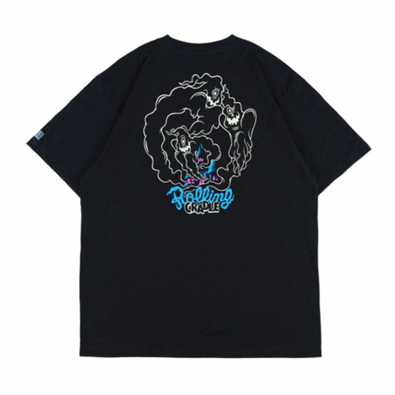 ローリングクレイドル ROLLING CRADLE OBAKE TEE(BLACK) | 大阪