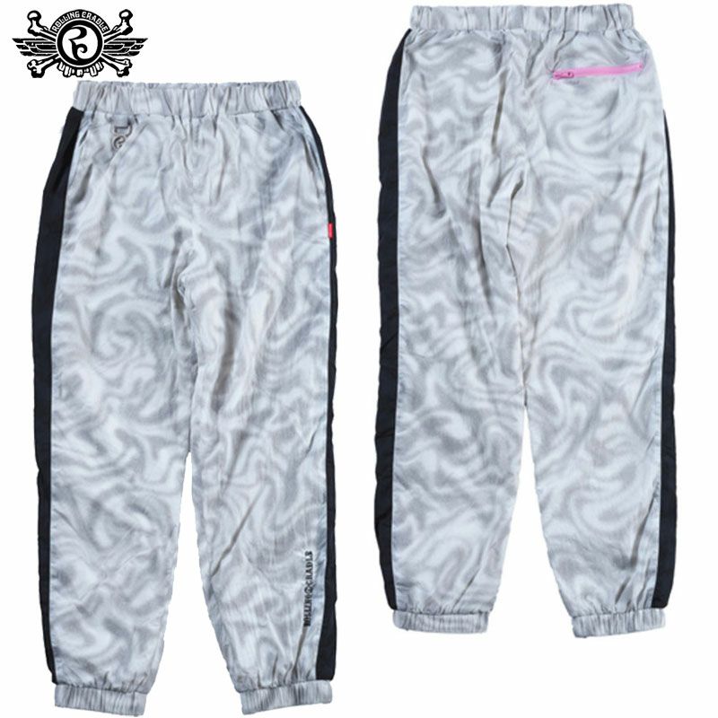 ローリングクレイドル ROLLING CRADLE WHIRL TRACK PANTS(WHITE