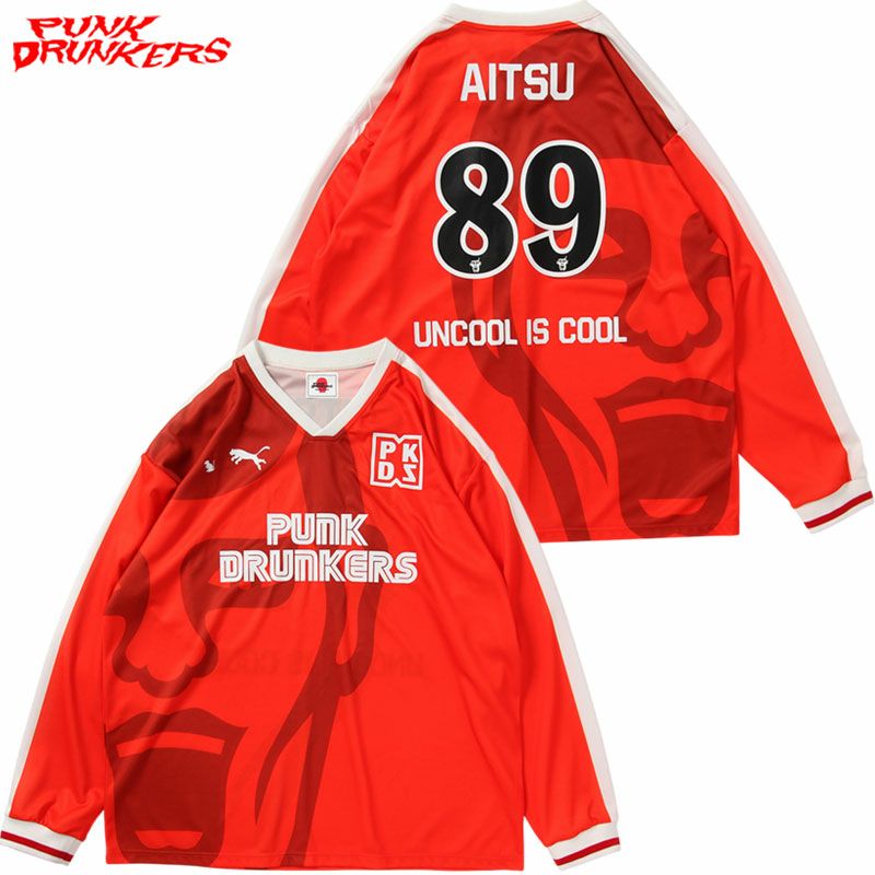パンクドランカーズ PUNK DRUNKERS あいつゲームシャツ (RED) | 大阪