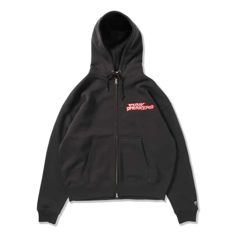 パンクドランカーズ PUNK DRUNKERS ギザロゴZIPパーカ(SUMI) | 大阪
