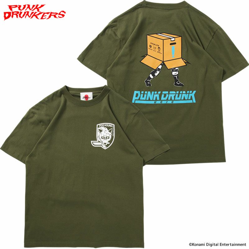 パンクドランカーズ PUNK DRUNKERS [PDSxMGS]ダンボールスネークTEE