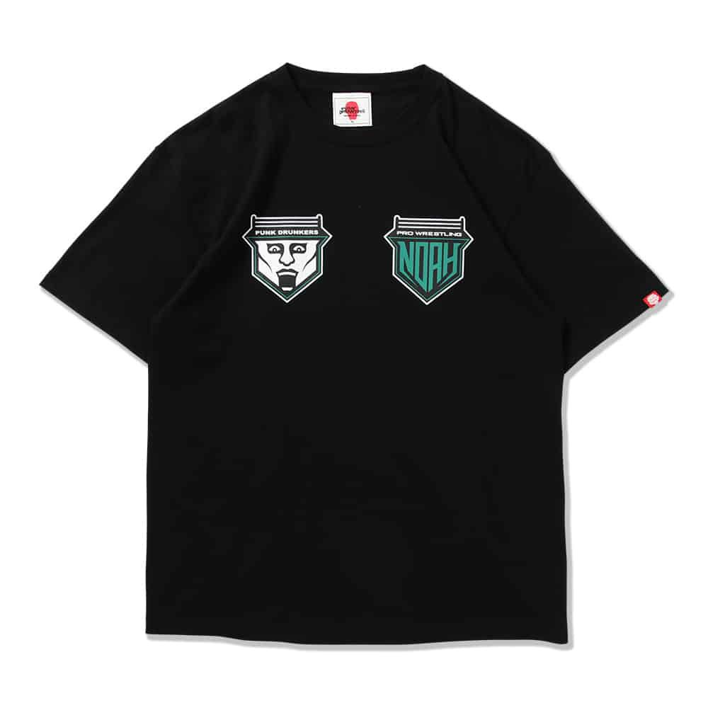 パンクドランカーズ PUNK DRUNKERS ［PDSxNOAH］三沢vsあいつTEE(BLACK