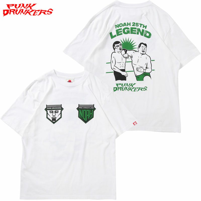 パンクドランカーズ PUNK DRUNKERS ［PDSxNOAH］三沢vsあいつTEE(BLACK