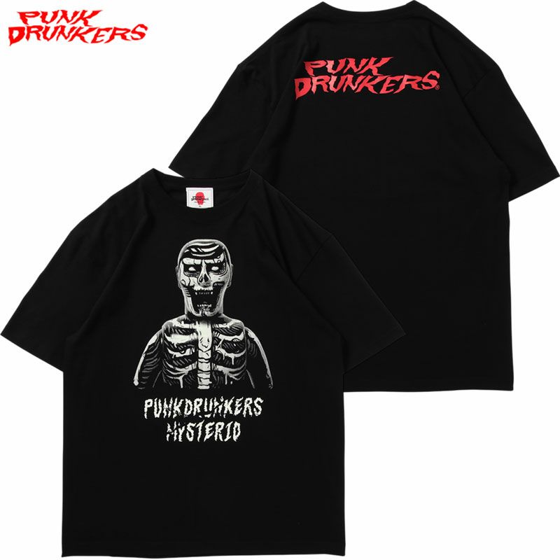 パンクドランカーズ PUNK DRUNKERS ［PDSxMysterio］スカルアイツTEE