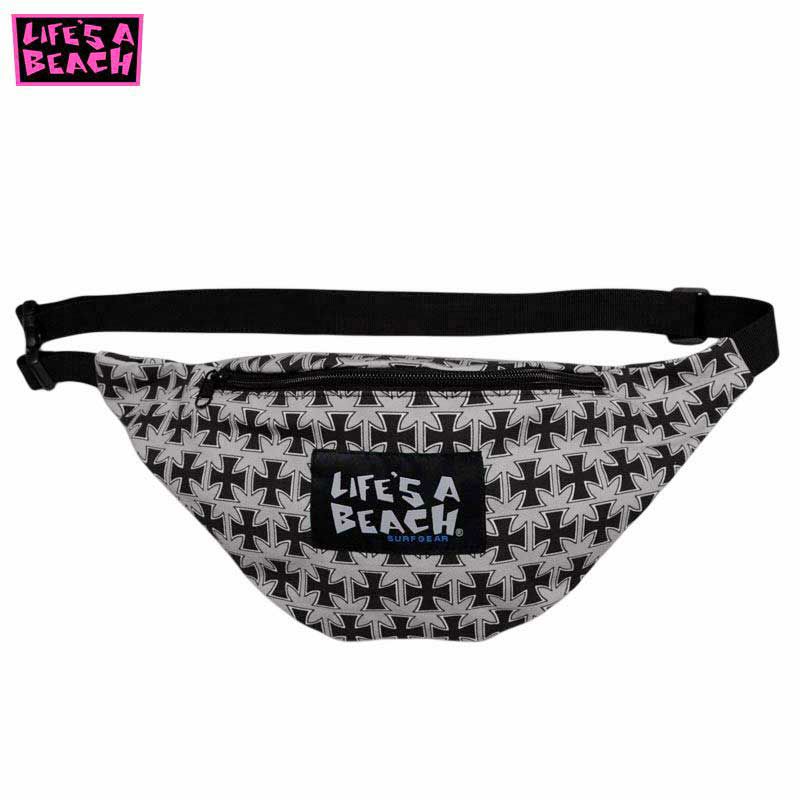 ライフズアビーチ Life's A Beach WARP別注 WAIST POUCH IRON CROSS