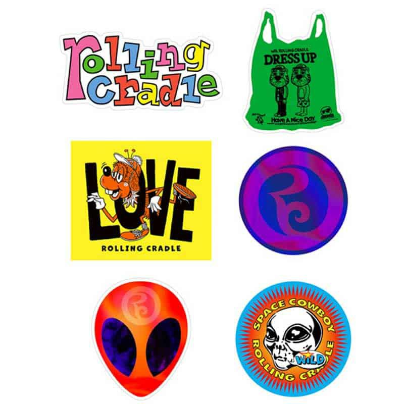 ローリングクレイドル ROLLING CRADLE STICKER SET(MULTI) | 大阪